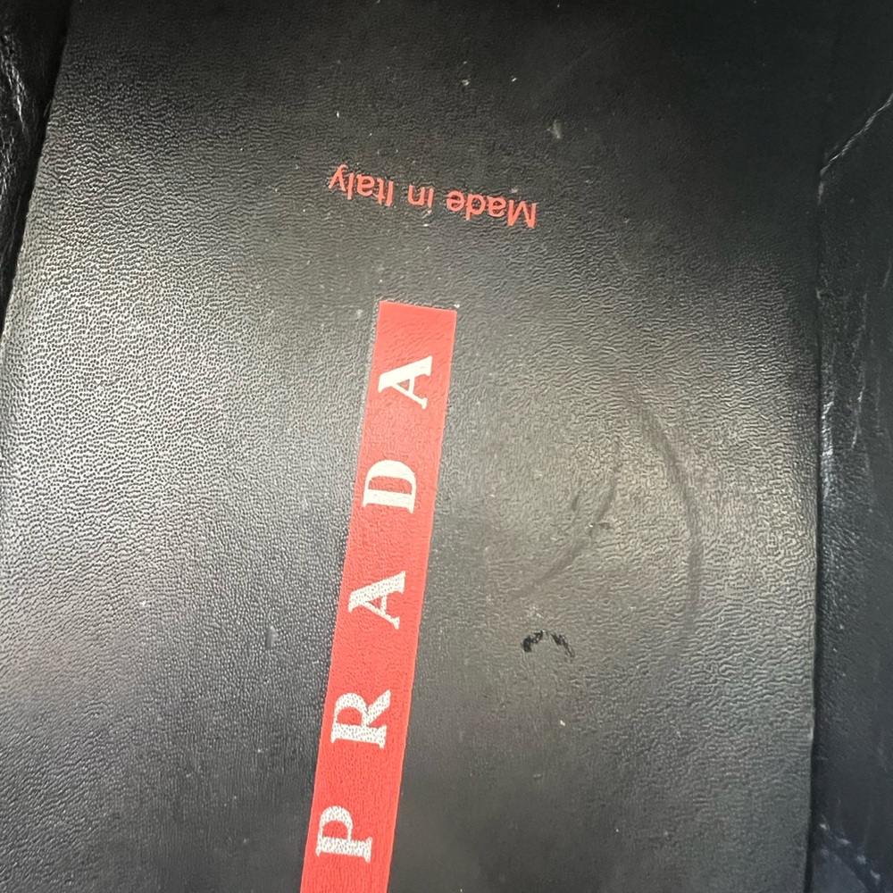 Black original leather authentic Prada, size 10 US (8 UK) - Picture 3 of 7